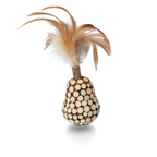 Addicted! Wooden Wobbler with Feathers