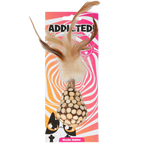 Addicted! Wooden Wobbler with Feathers