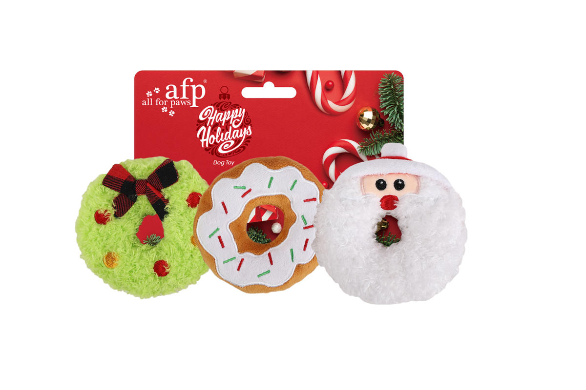 AFP Happy Holidays HoHoHo 3 Pack Donuts