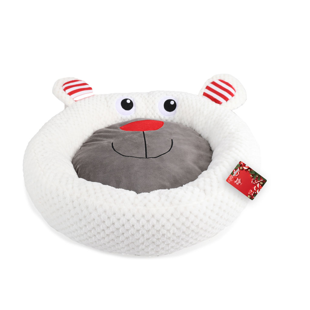 AFP Happy Holidays Merry Comfortable Bed Eisbär