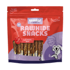 Braaaf Rawhide Roll Sticks Eend - 30 st.