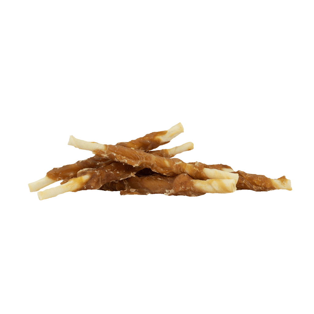 Braaaf Rawhide Roll Sticks Kip - 8 st.