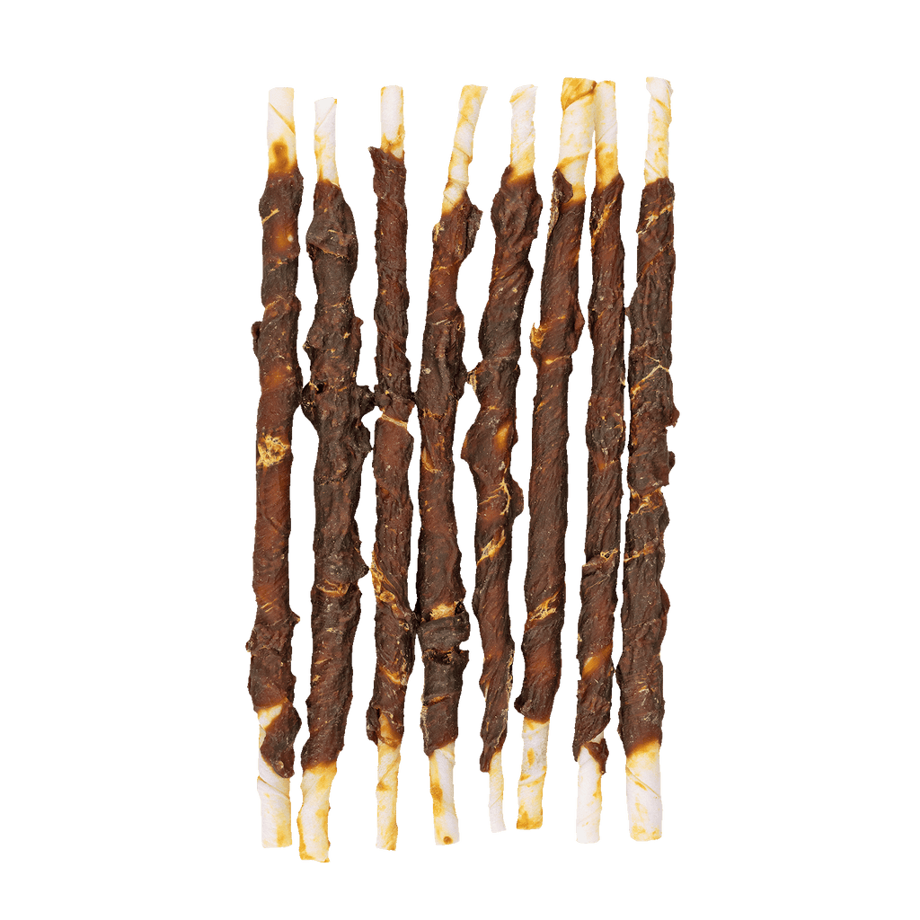 Braaaf Rawhide Twister Eend (8 st.) - 25 cm