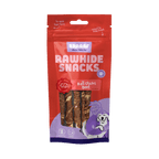 Braaaf Rawhide Roll Sticks Rund & Vis - 8 st.