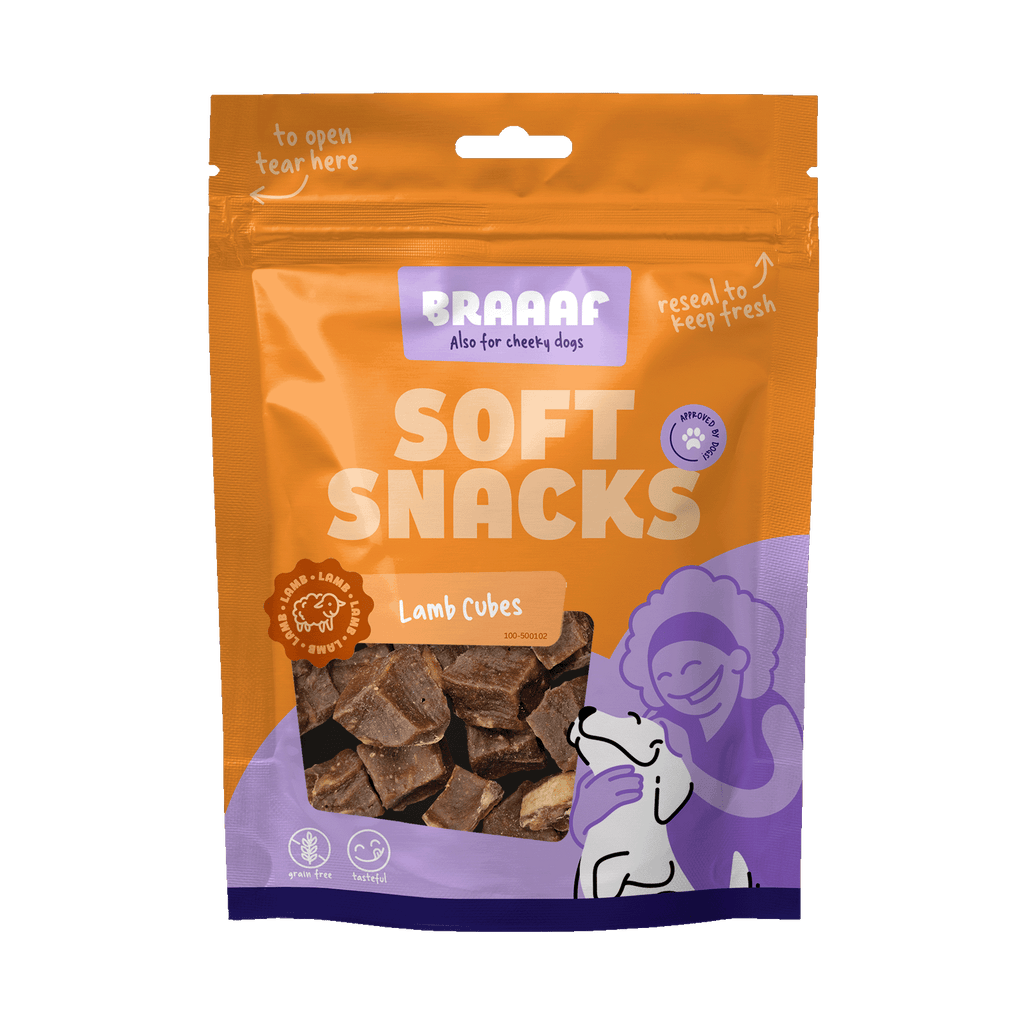 Braaaf Soft Snack Cubes - Lamm & Fisch
