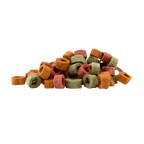 Braaaf Vegan Snack Mixed Hoops Spinach Pumpkin Beetroot - 1 cm