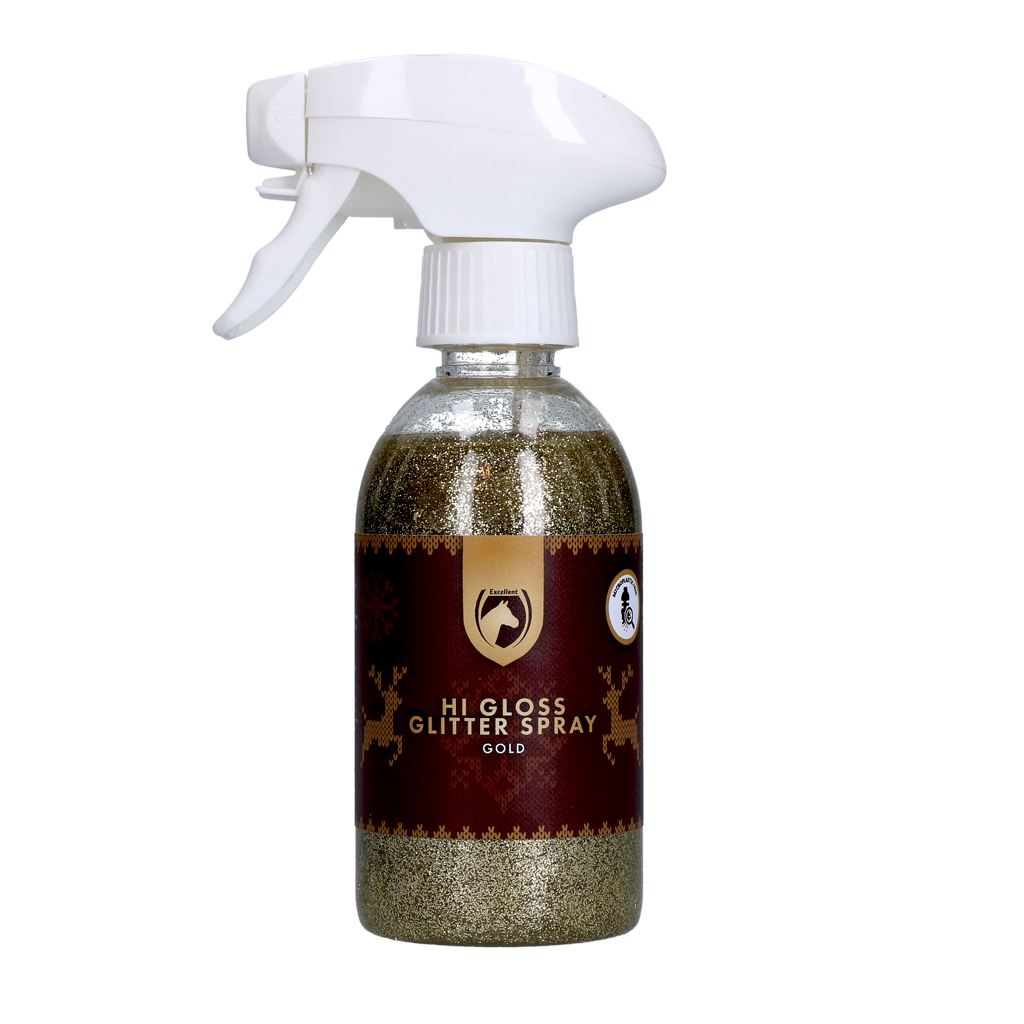 Excellent Horse Christmas Hi Gloss Glitter Spray
