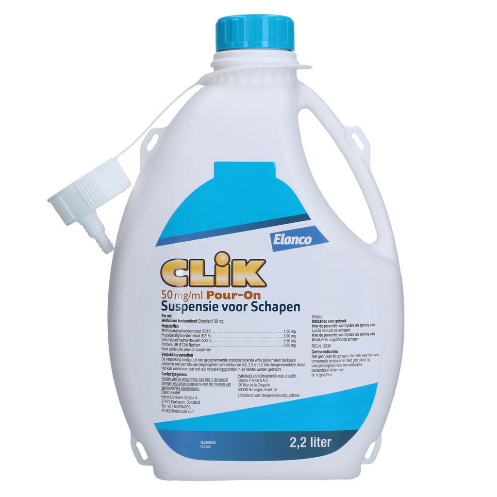 Clik 5% Pour-On REG NL URA