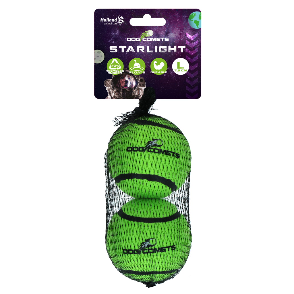 Dog Comets Tennisbal Starlight