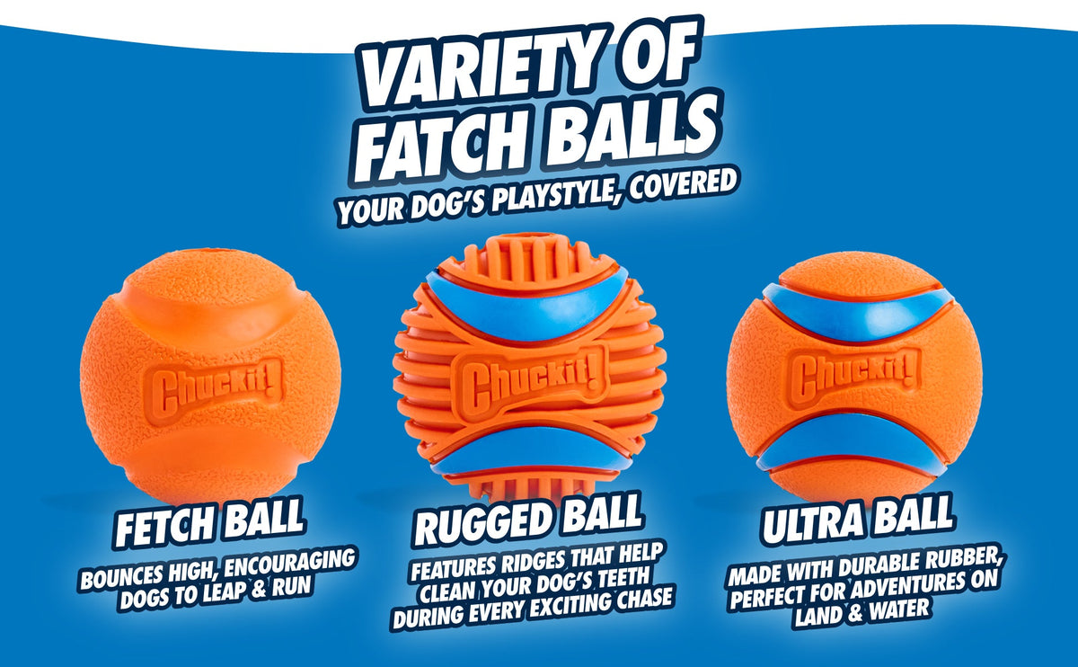 Package deal Chuckit Balls and Launchers