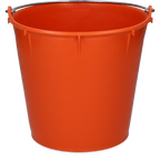Emmer 7 l met beugel Oranje
