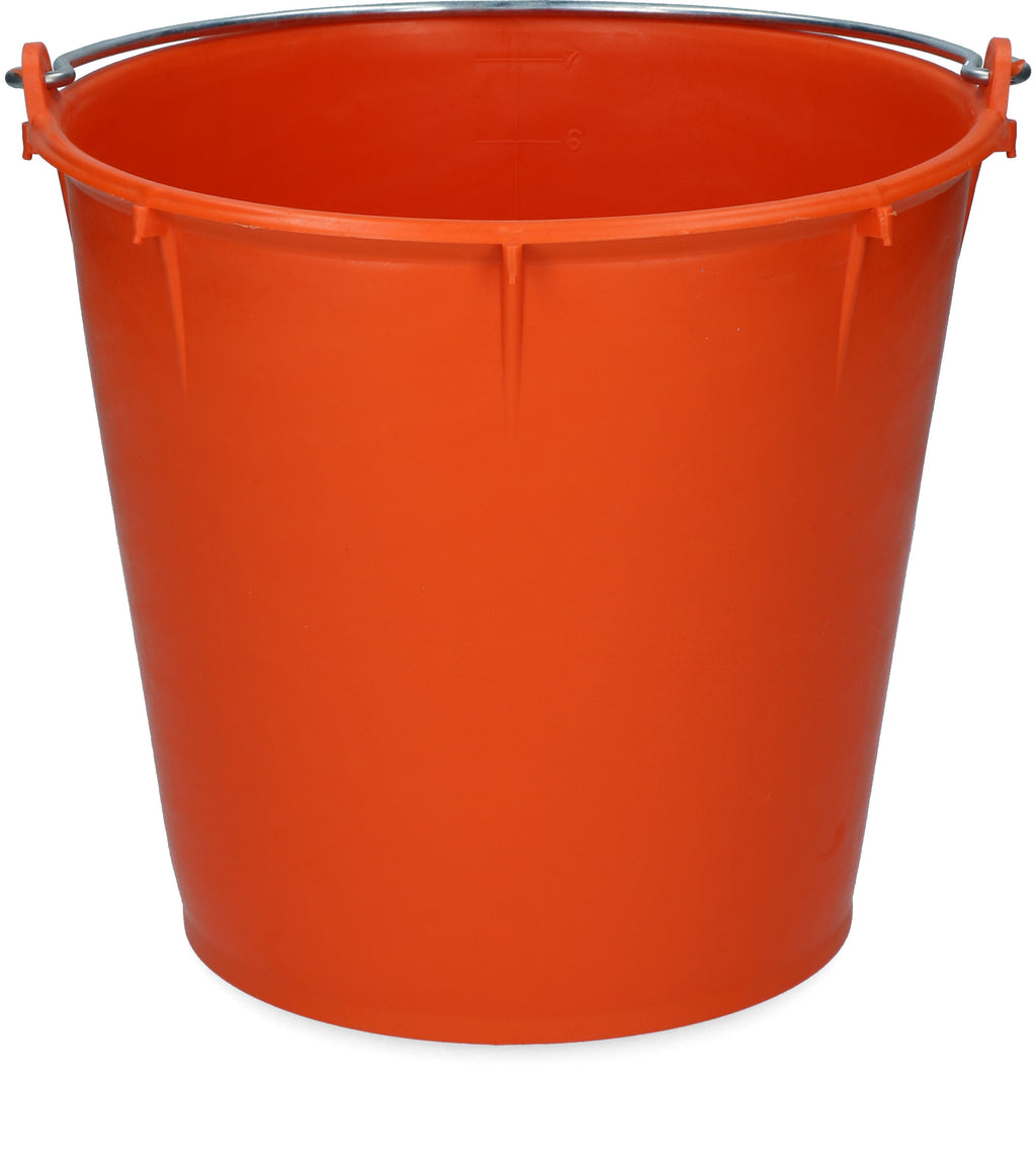 Emmer 7 l met beugel Oranje