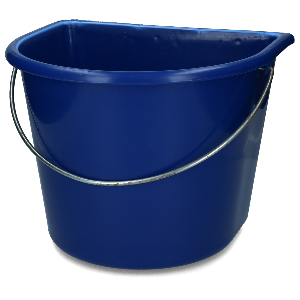 Eimer mit flacher Seite 15 l