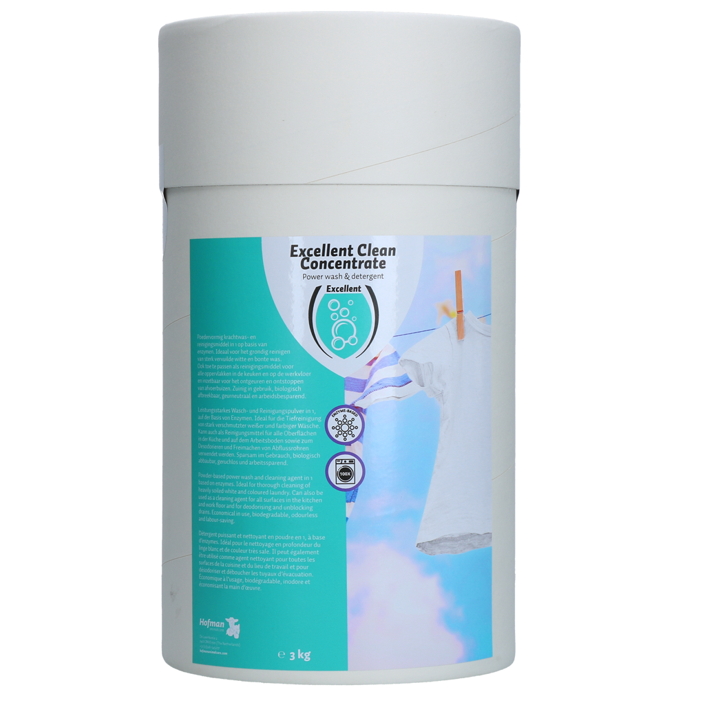 Excellent Schoon concentraat totaalwasmiddel 3 kg