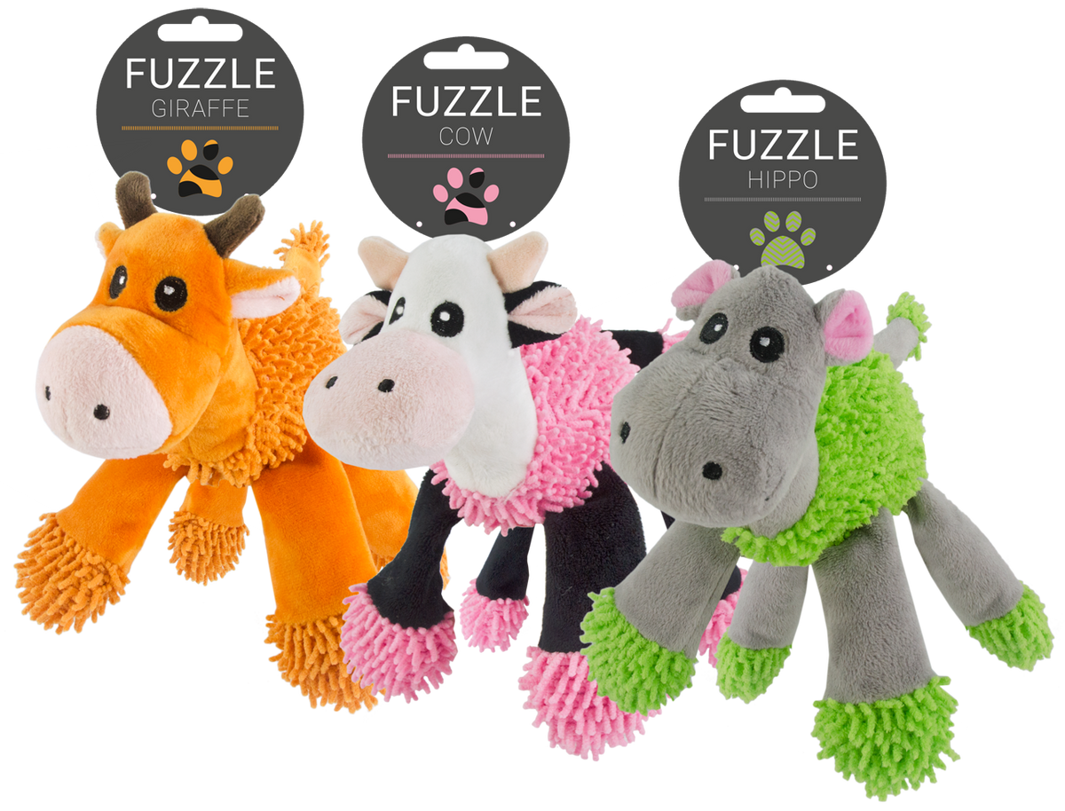 Fuzzle mit 5 Quietschern