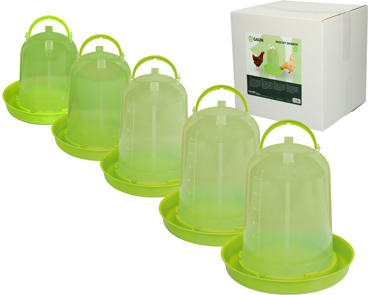 Gaun Poultry Drinker Lime Green