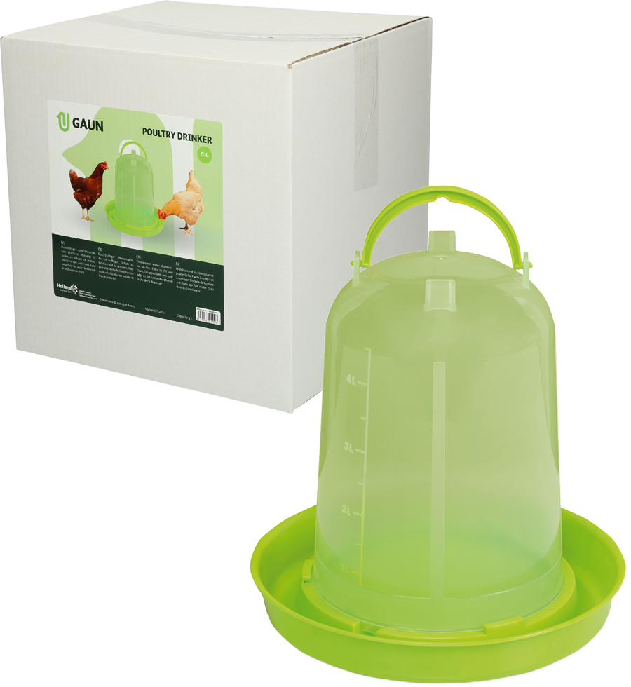 Gaun Poultry Drinker Lime Green