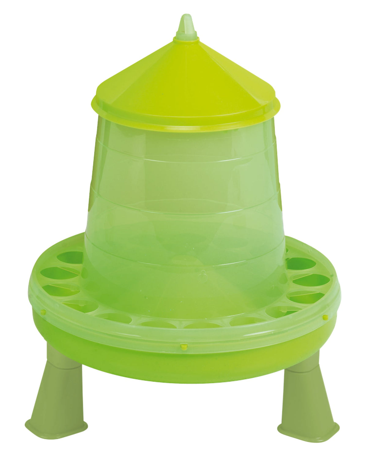 Gaun Poultry Feeder with Legs Green Lemon