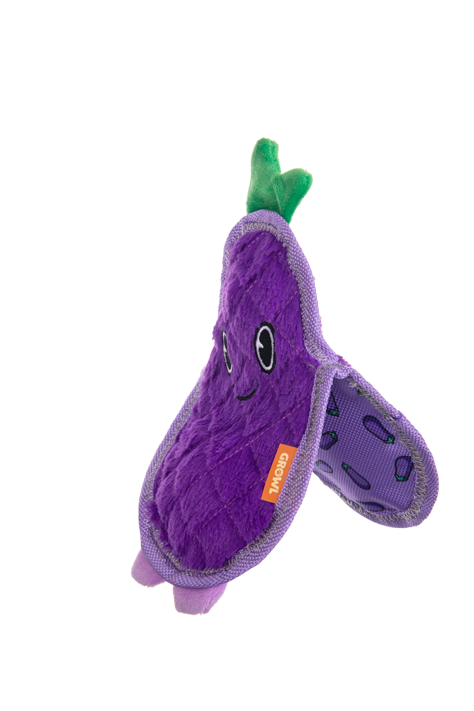 Growl Flip Floppz Eddie de Aubergine Standaard