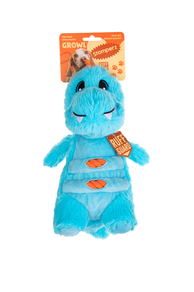 Growl Stomperz Terry de Tyranosaurus-Rex Blauw