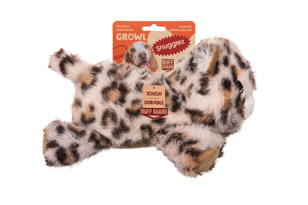 Growl Snugglez Larry het Luipaard Standaard