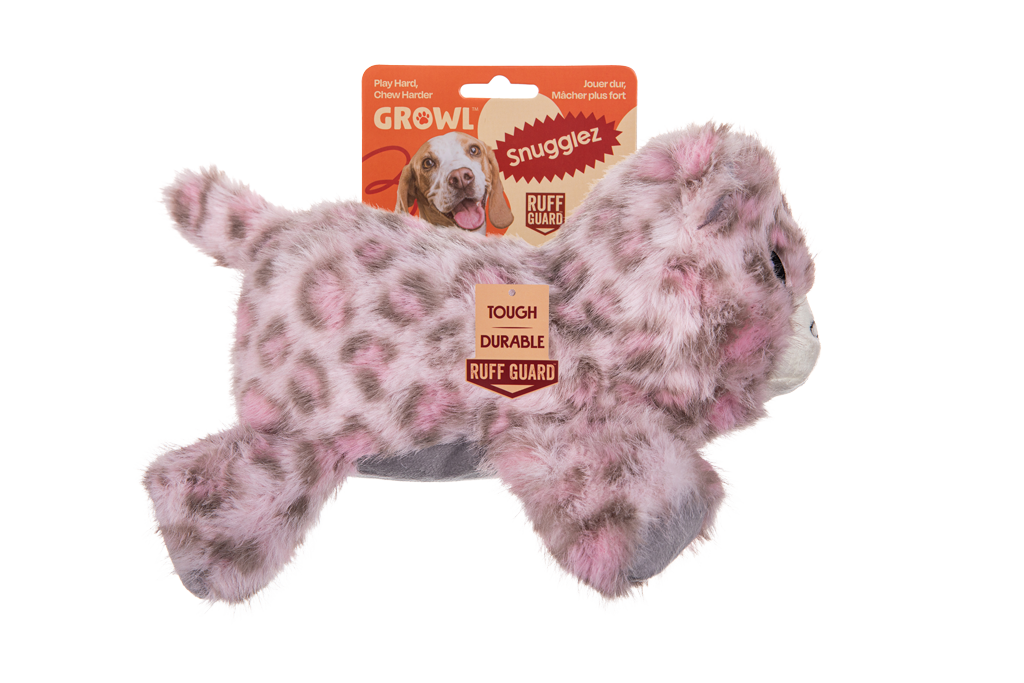Growl Snugglez Sierra het Sneeuwluipaard Standaard
