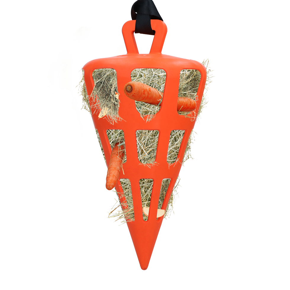 Hay Slow Feeder Fun & Flex Carrot