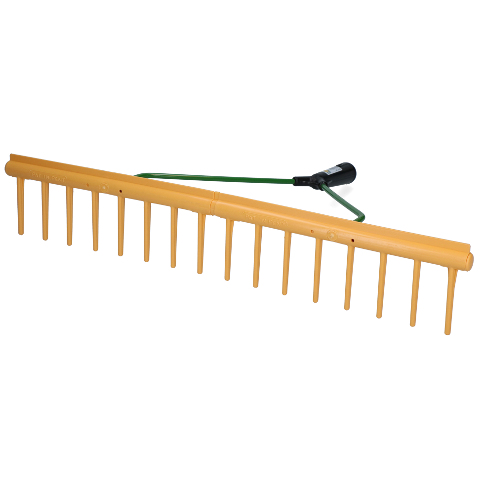 Hay rake with smoothing edge 64 cm, 16 teeth