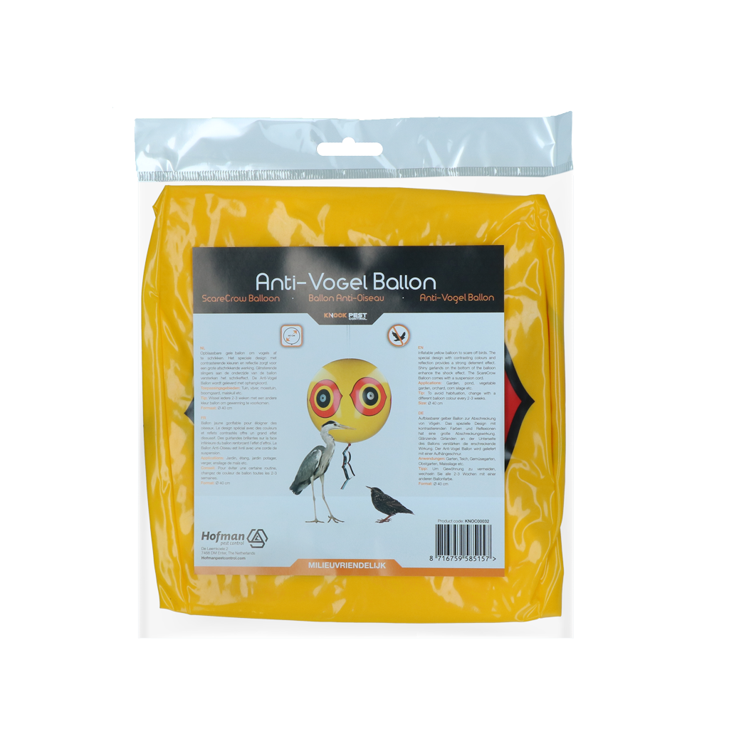 Knock Pest Scare balloon