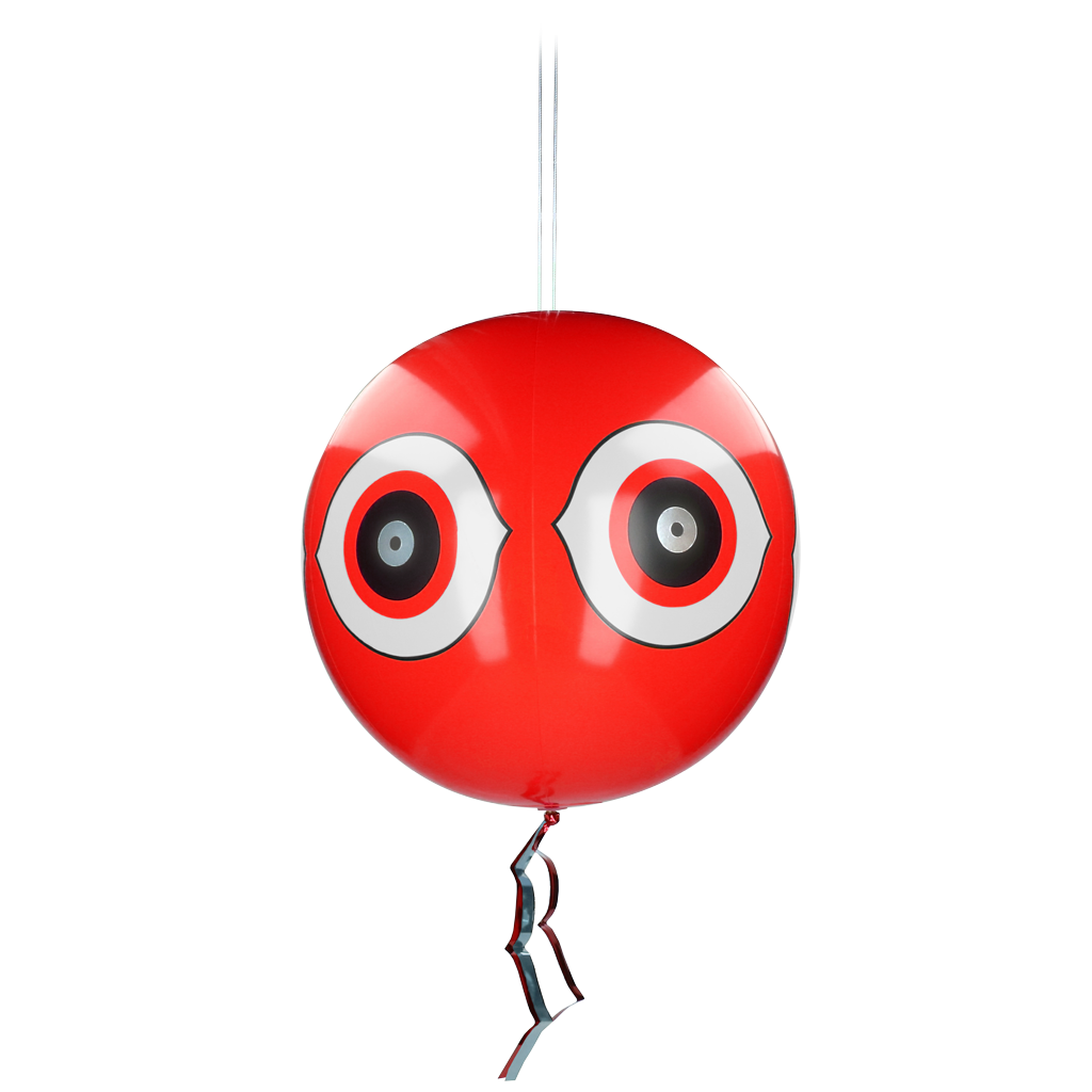 Knock Pest Scare balloon