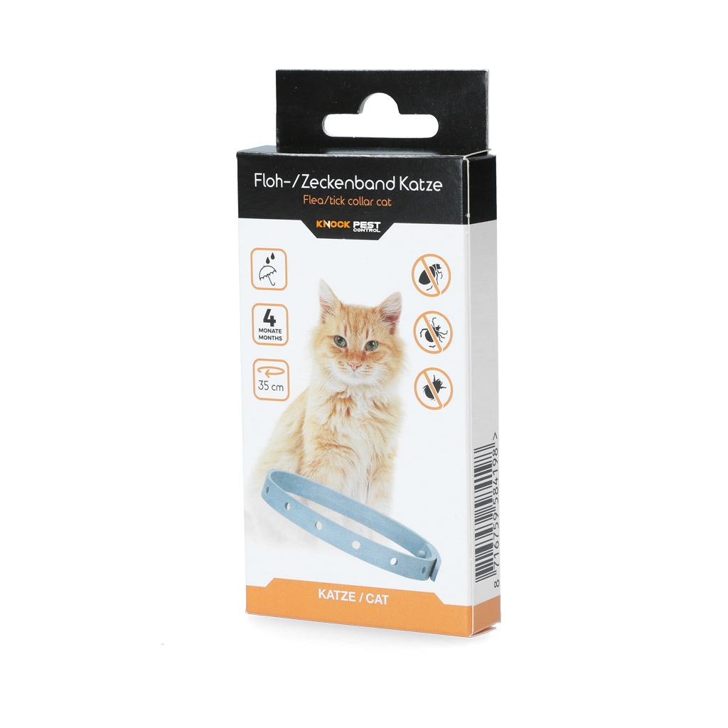 Knock Pest Vlooien/Tekenband Kat DE/UK 33 cm