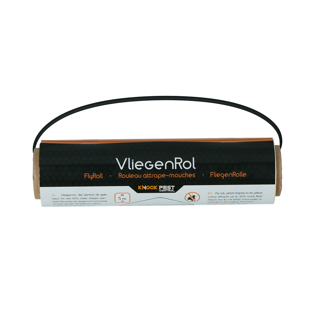 Knock Pest Fliegenkleberolle Gelb