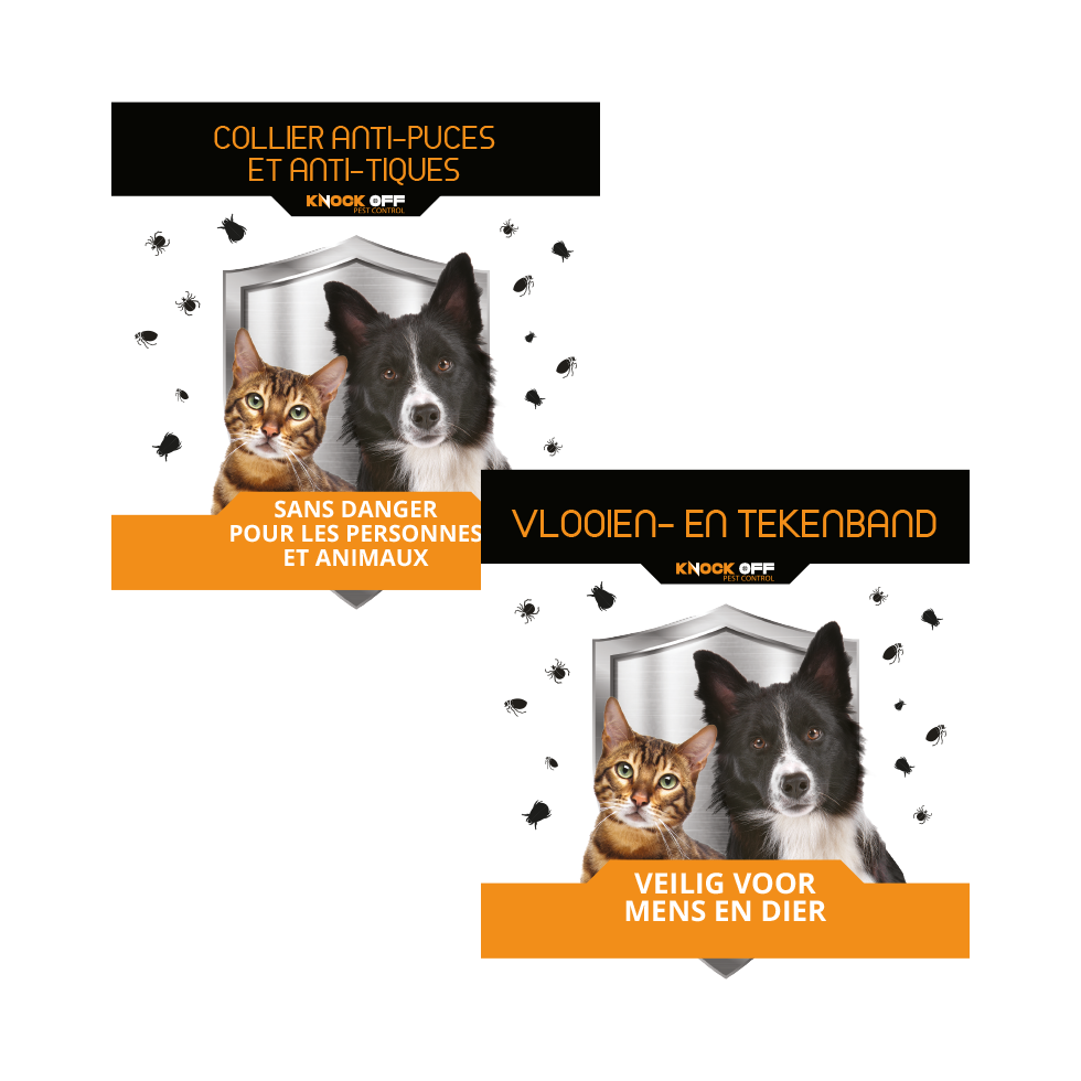 Package Deal Knock Pest Flea collars NL/FR