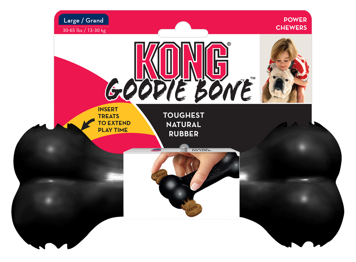 KONG Goodie Bone Zwart