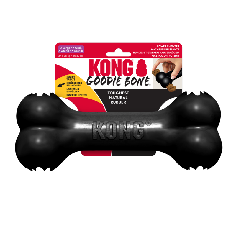 KONG Goodie Bone Zwart