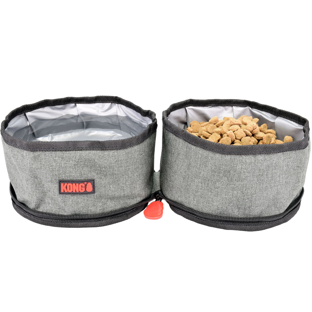 KONG Fold-Up Double Bowl