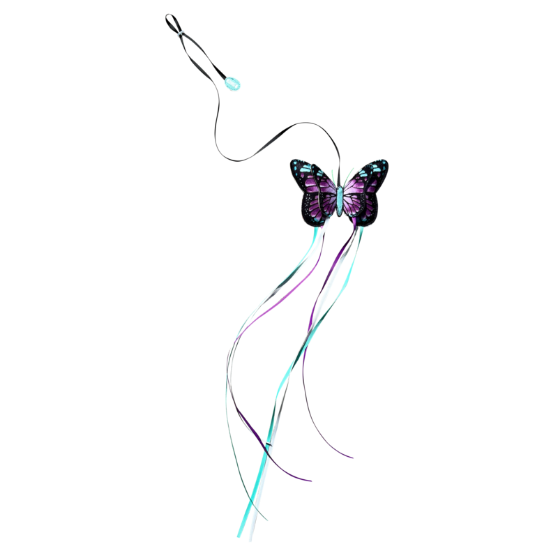 KONG Teaser Butterfly Assorted Vlinder