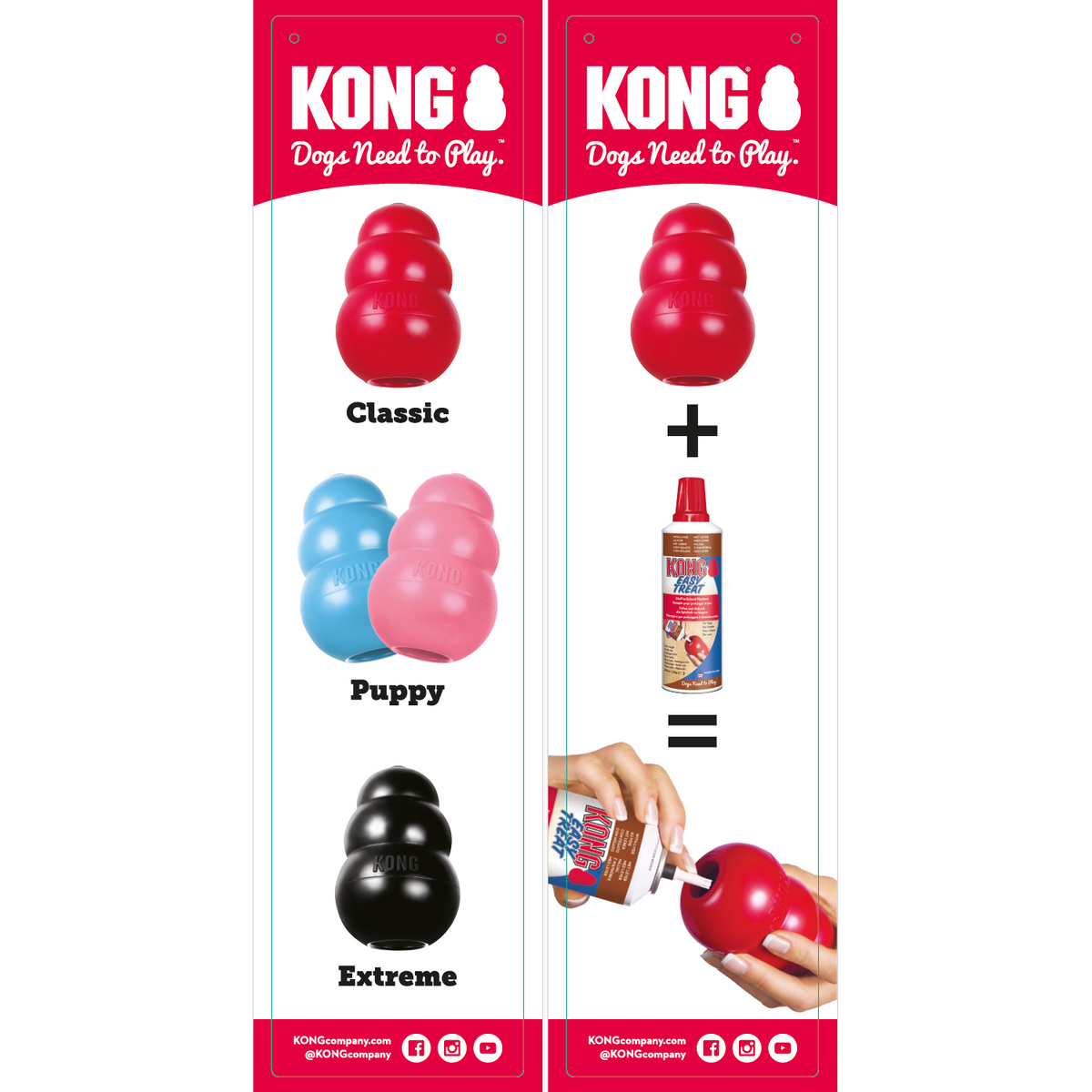 KONG Bus Stop Banner Medium 1180 x 280 mm - Welcome Kit