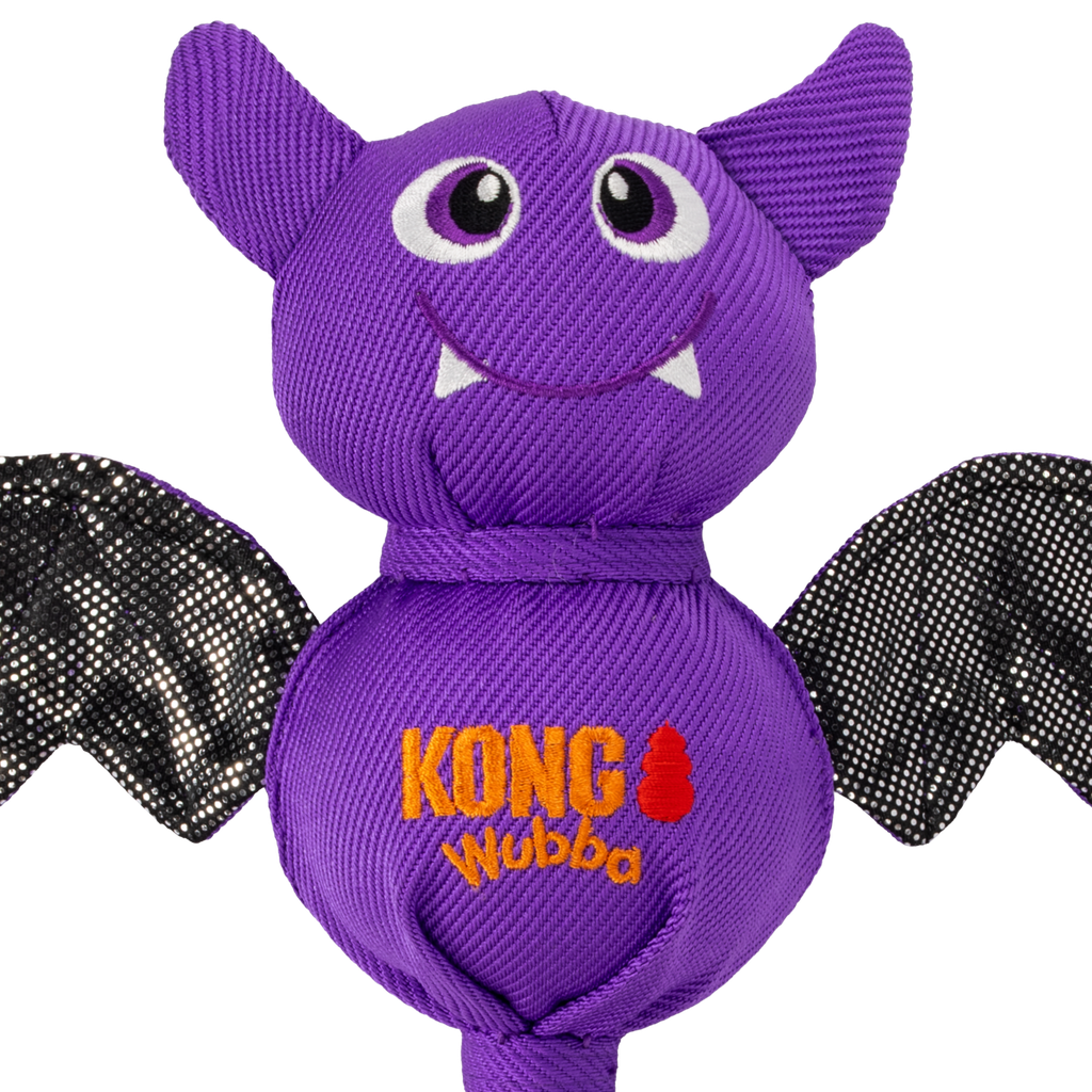 KONG Halloween Wubba® Ballistic Bat Purple L
