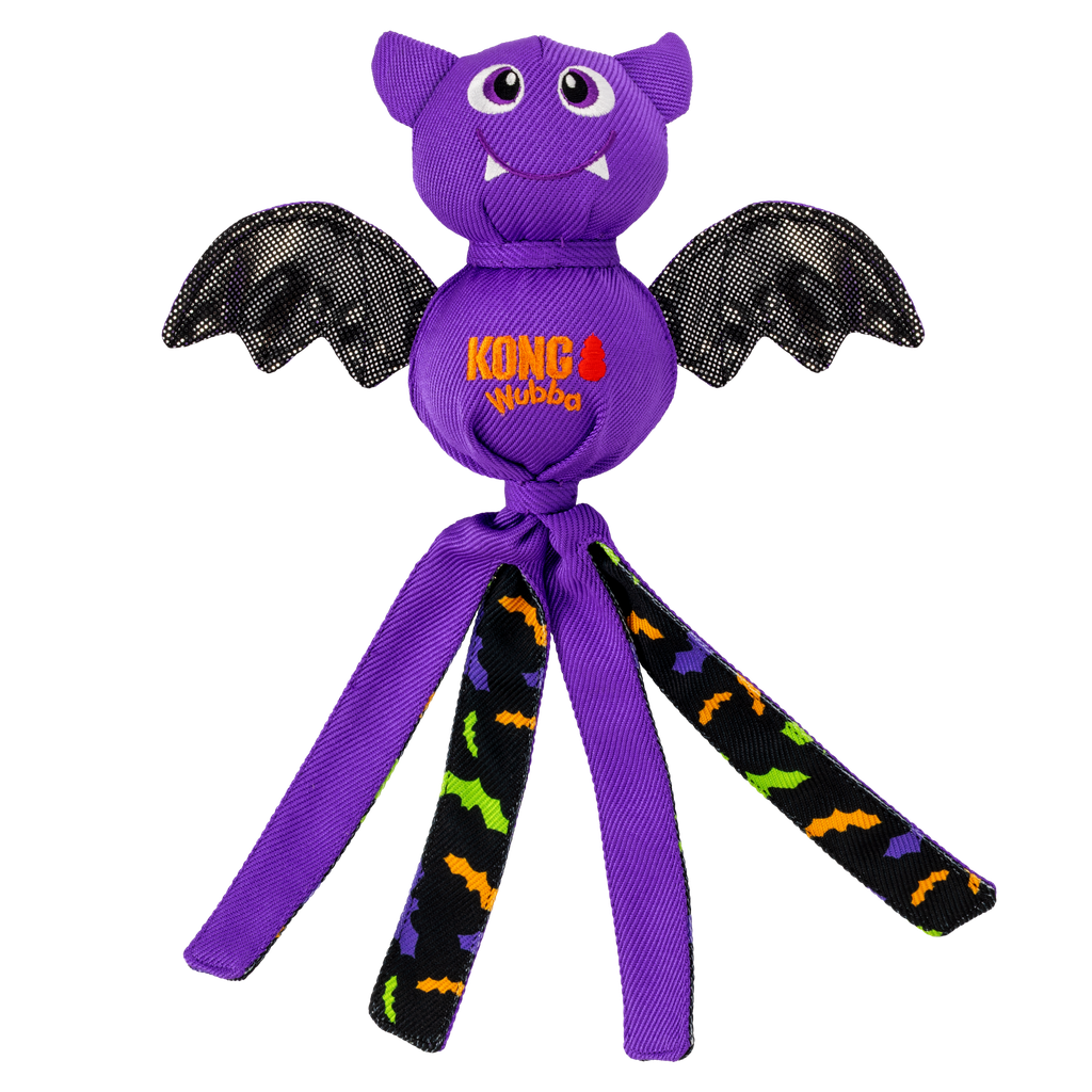 KONG Halloween Wubba® Ballistic Bat Purple L