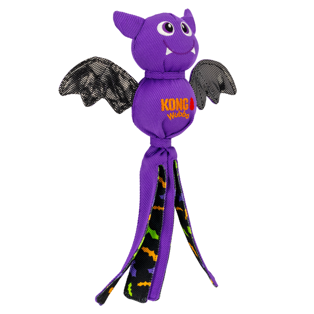 KONG Halloween Wubba® Ballistic Bat Purple L