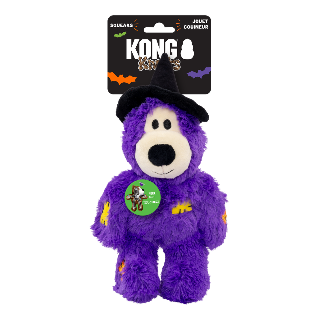 KONG Halloween Wild Knots Witch Bear Purple S/M