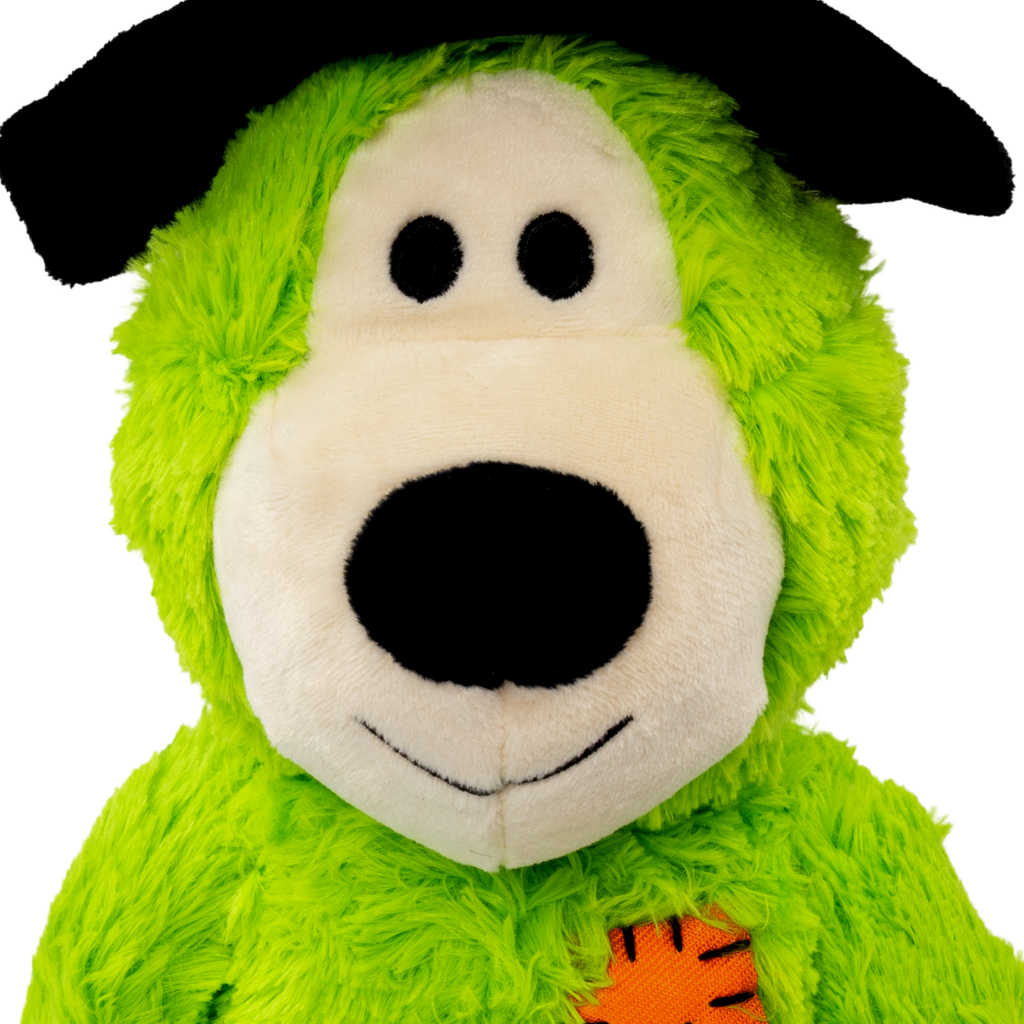KONG Halloween Wild Knots Witch Bear Green M/L
