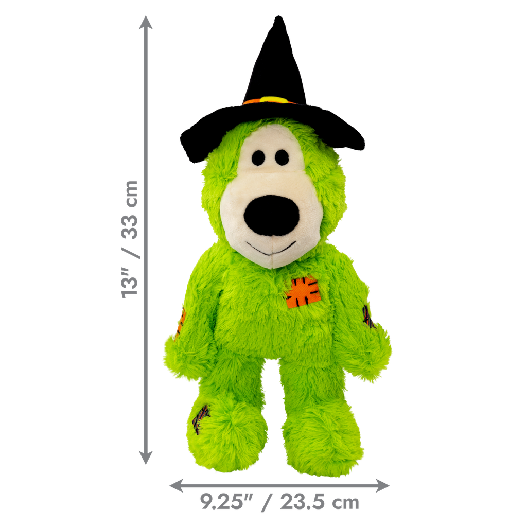 KONG Halloween Wild Knots Witch Bear Green M/L
