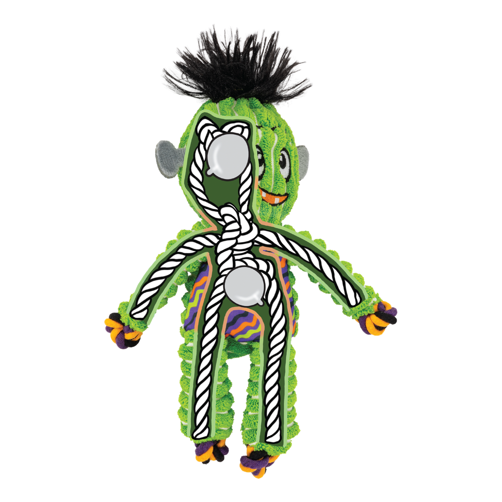 KONG Halloween Floppy Knots Frankenstein S/M