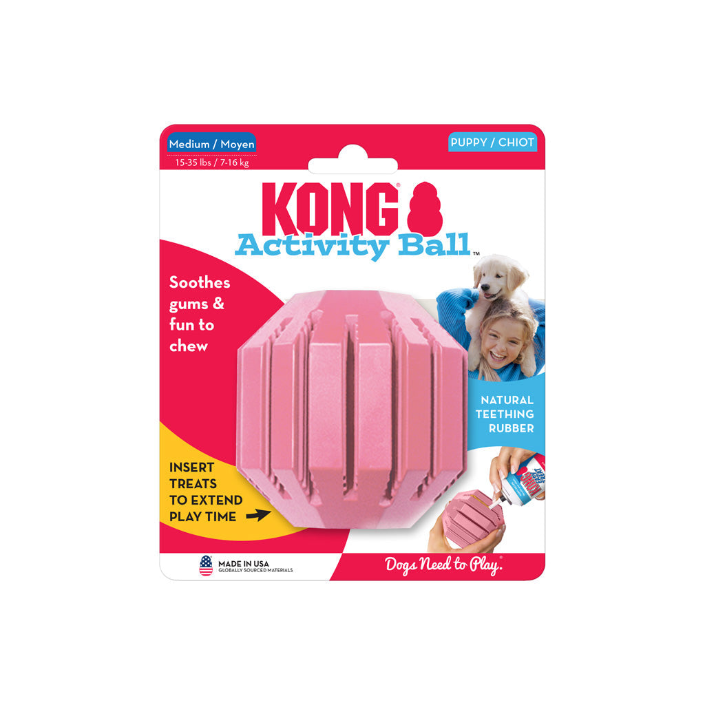 KONG Puppy Activity Ball Assorti S