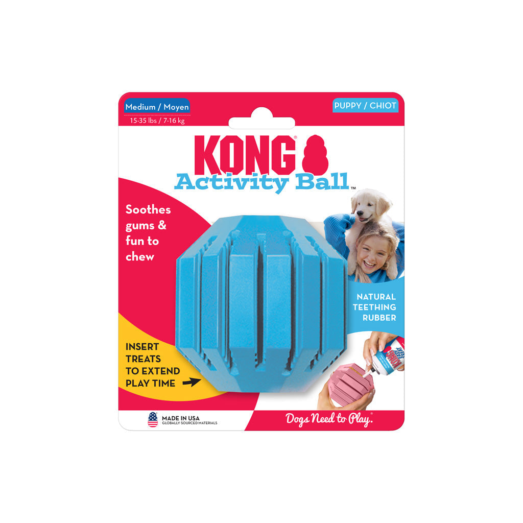 KONG Puppy Activity Ball Assorti S