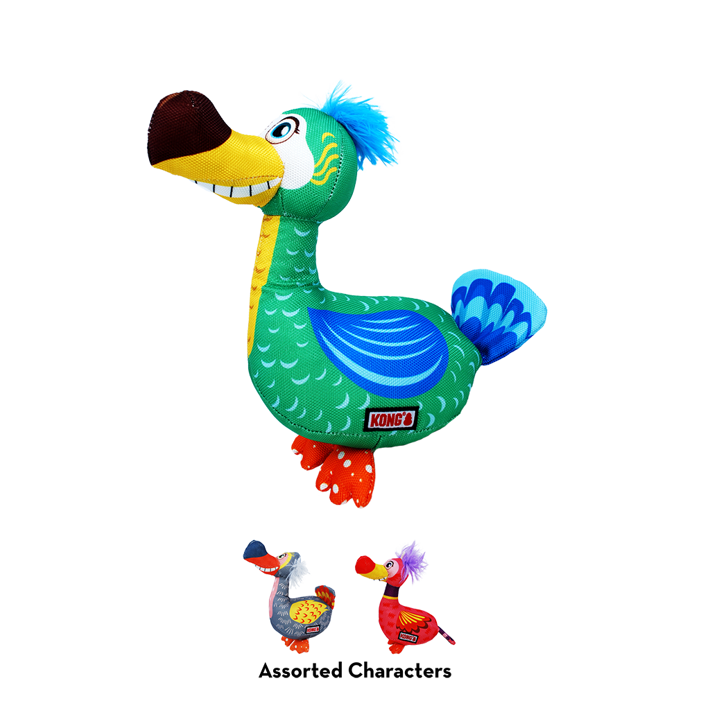 KONG Ballistic Vibez Birds S/M Assorted