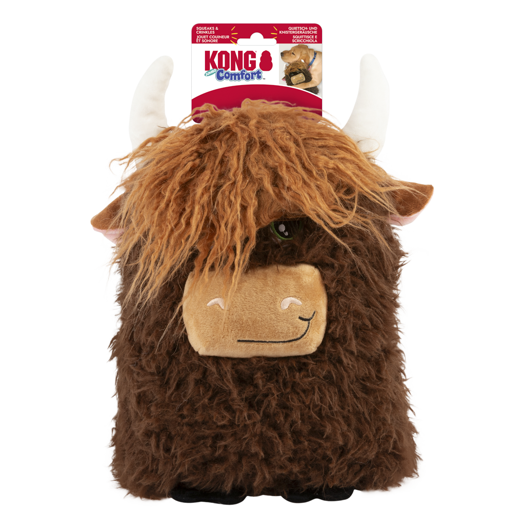 KONG Comfort Jumbo Highland Cow Assorted XL