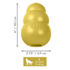 KONG 50th Anniversary KONG Classic Gold Lg Standaard